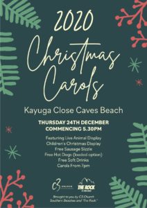 Christmas Carols Caves Beach